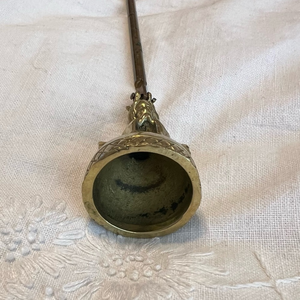 Vintage Brass Angel Candle Snuffer Douter 10” Decor - Picture 6 of 7